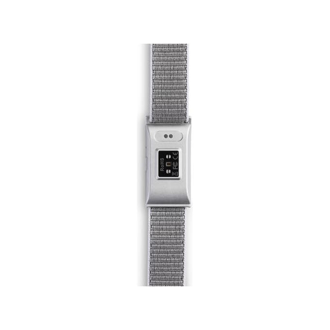 Nilox NXSWONAIRSL Onair Smartband Fitness Screenless Bluetooth IP68 batteria 25 giorni colore Argento