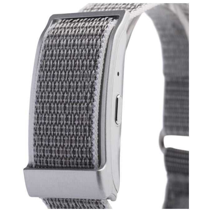 Nilox NXSWONAIRSL Onair Smartband Fitness Screenless Bluetooth IP68 batteria 25 giorni colore Argento