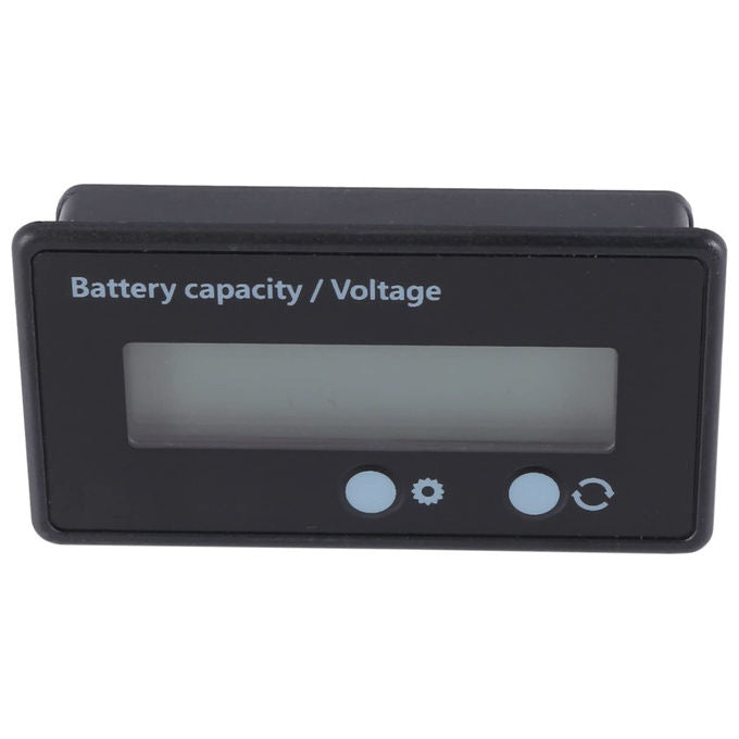 ACER Misuratore Capacita' Batteria LCD 12V 24V 36V 48V Indicatore Litio Piombo Acido colore Grigio