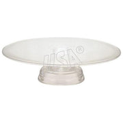 Ilsa, Alzata Tonda in Policarbonato, Alzata Girevole per Torta Crystal, 27 cm