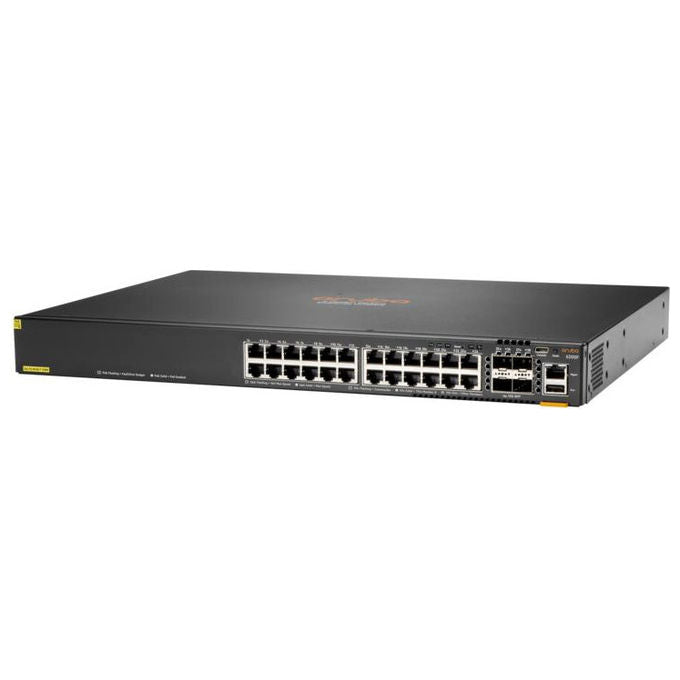 HPE Aruba, Switch Gigabit Ethernet, 24G 4SFP, Gestito L3, CX 6200F, 1U