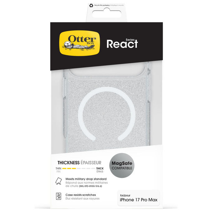 OtterBox, Cover MagSafe Stardust, Per iPhone 17 Pro Max, Resistente a shock e cadute, Ultrasottile