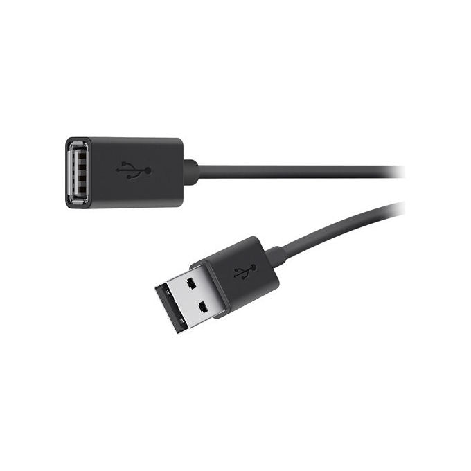Belkin, Cavo USB 2.0 A M-F, 1.8m, Nero