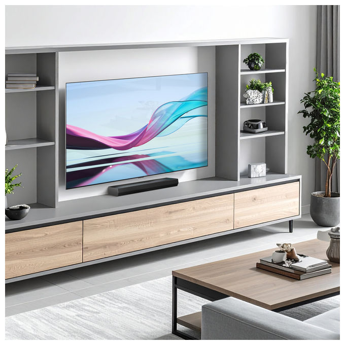LG S20A Soundbar 2.0 Canali 50W Dolby Digital DTS AI Sound Pro HDMI ARC Bluetooth 5.3 USB colore Nero