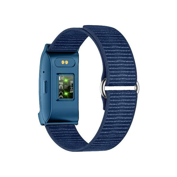 Nilox, Smartband, Rilevatore Attivita', IP68, Blu Argento