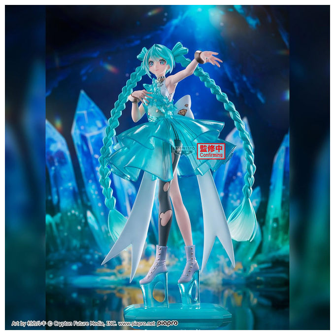 Banpresto, Statuetta Hatsune Miku Evolve Clearluxe, Action Figure, 28 cm, Multicolore