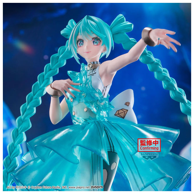 Banpresto, Statuetta Hatsune Miku Evolve Clearluxe, Action Figure, 28 cm, Multicolore