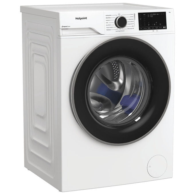 Hotpoint HB 93 CARE IT Lavatrice 9 Kg 1400 rpm Classe A-30% Motore Inverter PetHair Care Color Caricare colore Bianco