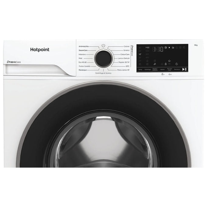 Hotpoint HB 93 CARE IT Lavatrice 9 Kg 1400 rpm Classe A-30% Motore Inverter PetHair Care Color Caricare colore Bianco