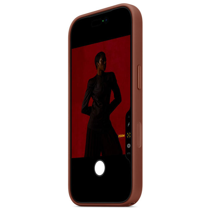 Apple, Custodia MagSafe in tessuto TechWoven, iPhone 17 Pro, Terra di Siena
