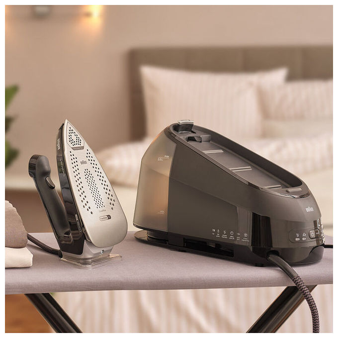 Braun IS5249BK CareStyle 5 Ferro da Stiro con Caldaia 2400 W 7,5 bar 2 L Piastra EloxalPlus colore Nero