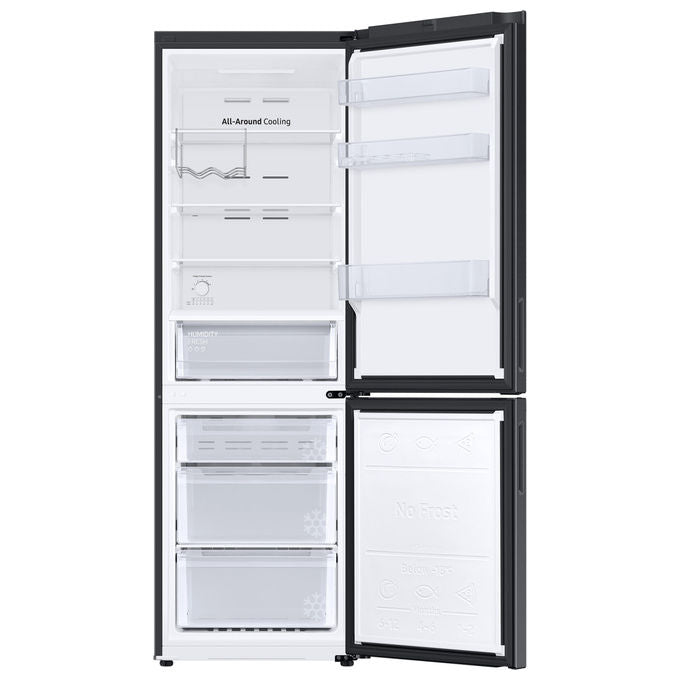 Samsung RB33B612EBN-EF Frigorifero Combinato 344 L Total No Frost 185 cm colore Nero
