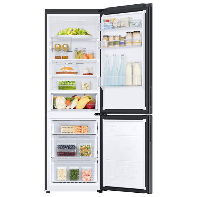 Samsung RB33B612EBN-EF Frigorifero Combinato 344 L Total No Frost 185 cm colore Nero