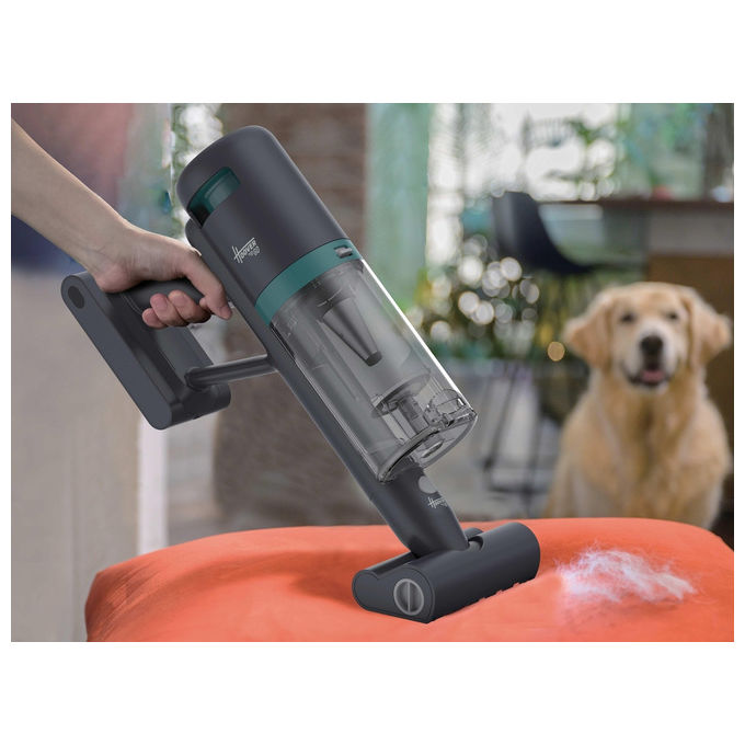 Hoover HFG10P 011, Aspirapolvere elettrica senza sacco, 0.55 L, 200 W, Blu e Grigio