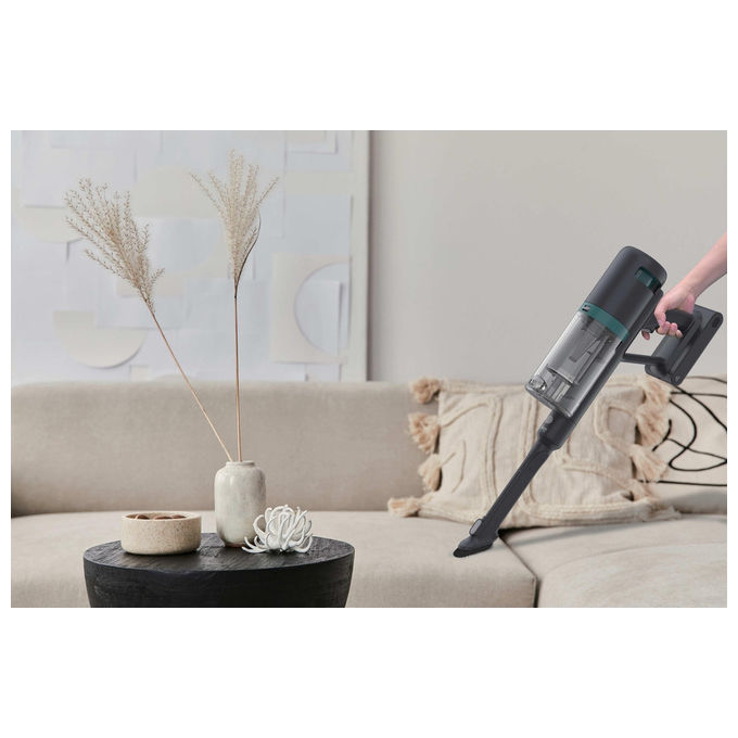 Hoover HFG10P 011, Aspirapolvere elettrica senza sacco, 0.55 L, 200 W, Blu e Grigio