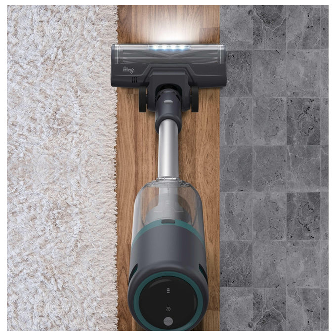 Hoover HFG10P 011, Aspirapolvere elettrica senza sacco, 0.55 L, 200 W, Blu e Grigio