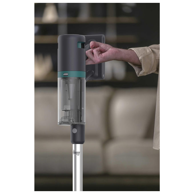 Hoover HFG10P 011, Aspirapolvere elettrica senza sacco, 0.55 L, 200 W, Blu e Grigio