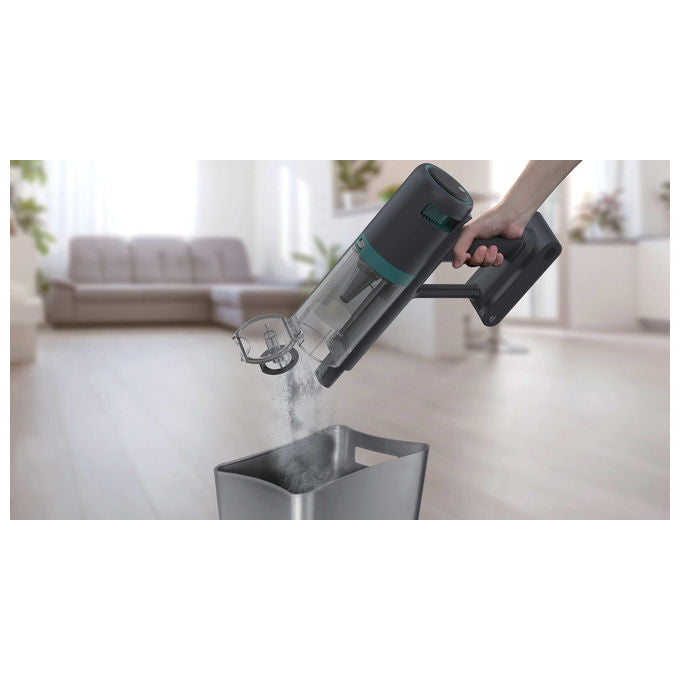 Hoover HFG10P 011, Aspirapolvere elettrica senza sacco, 0.55 L, 200 W, Blu e Grigio