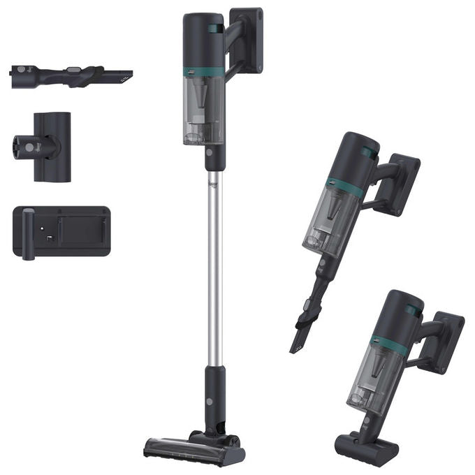 Hoover HFG10P 011, Aspirapolvere elettrica senza sacco, 0.55 L, 200 W, Blu e Grigio