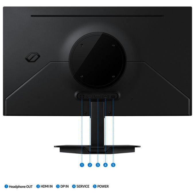 Samsung, Monitor Gaming Odyssey OLED G5 G50SF, 27 pollici QHD, 0.03ms, 180Hz, Nero