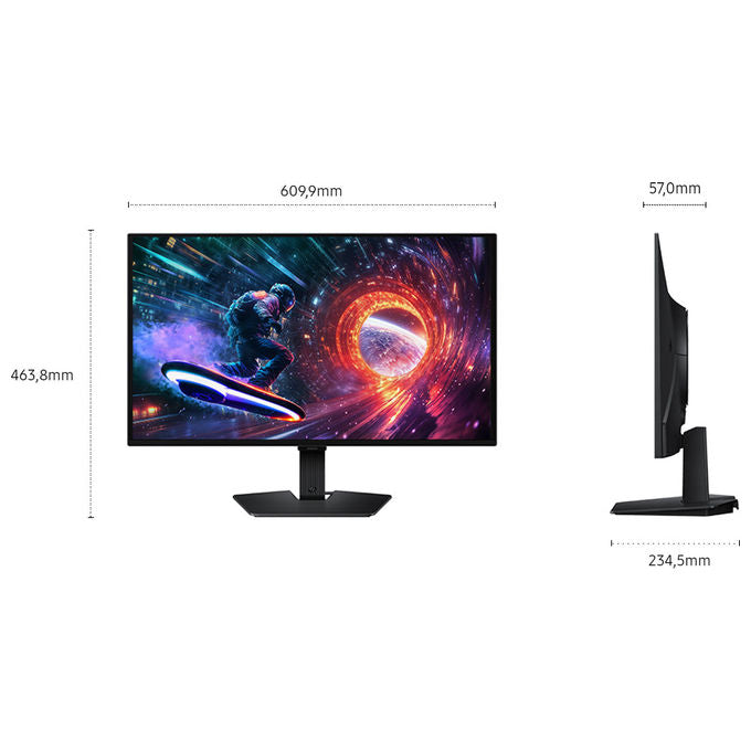 Samsung, Monitor Gaming Odyssey OLED G5 G50SF, 27 pollici QHD, 0.03ms, 180Hz, Nero