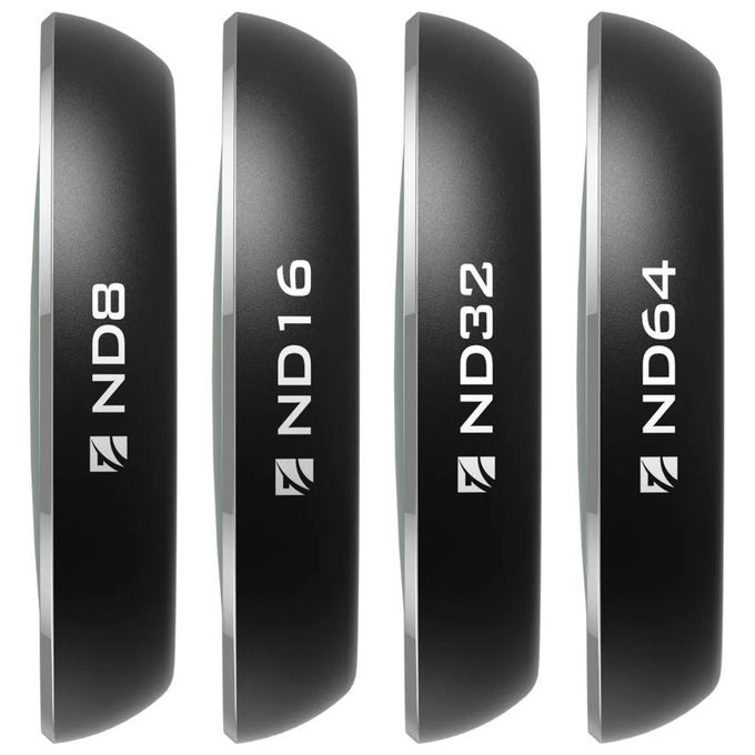 Insta360 CINSBATD Filtro per lenti 20,7 mm ND8 ND16 ND32 ND64 in alluminio e vetro colore Nero