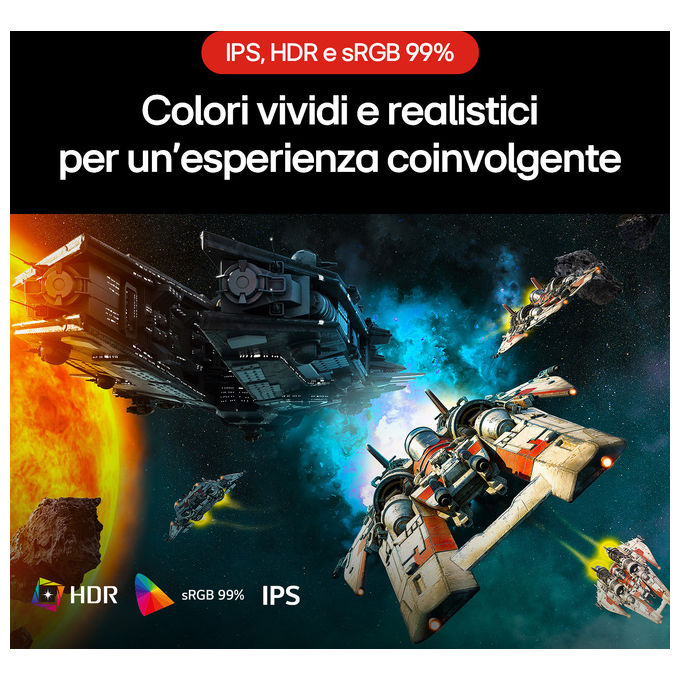 LG, Monitor 24G411A, 24 Pollici, Full HD, IPS, 144Hz, 1ms