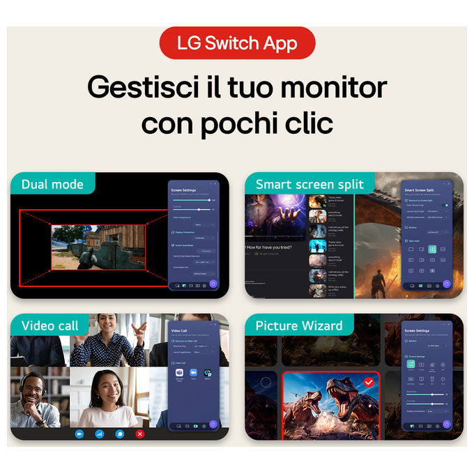 LG, Monitor 24G411A, 24 Pollici, Full HD, IPS, 144Hz, 1ms