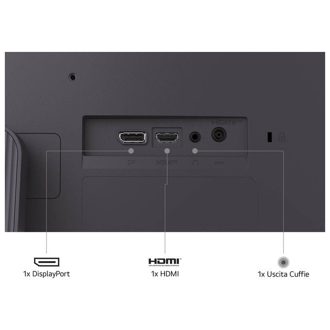 LG, Monitor 24G411A, 24 Pollici, Full HD, IPS, 144Hz, 1ms