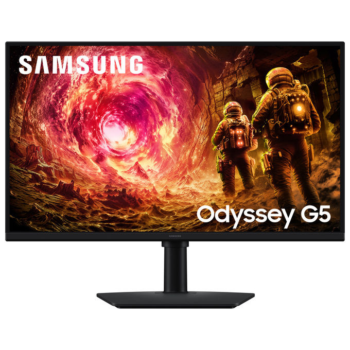 Samsung, Monitor Gaming G50F, 27'' QHD, 1 ms, 180 Hz, Nero