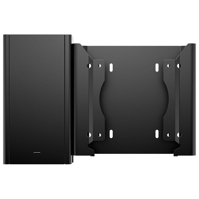 HP, Custodia VESA Desktop Mini v4+ con supporto alimentatore, Nero, Metallo