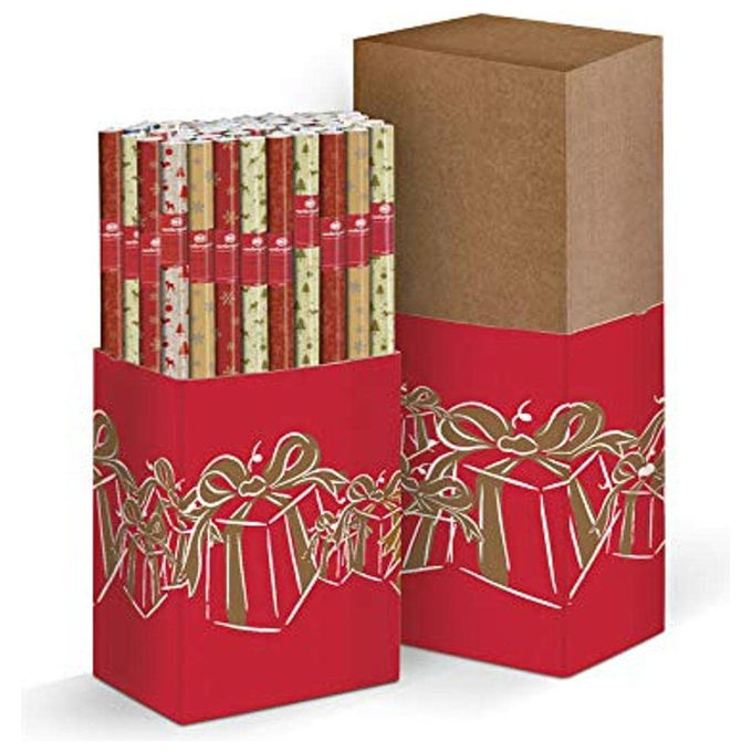 Shopper, Rotolo Carta Regalo Natale, 2 pz 0.70 m, Fantasie Assortite