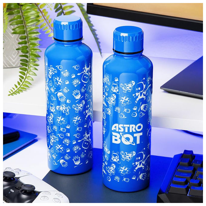 Paladone, Borraccia in Metallo, 500 ml, Acciaio Inox, Astro Bot, Da Viaggio, Blu