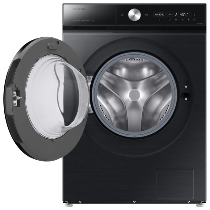 Samsung WW90DB8U95GB QuickDrive 8000 Lavatrice Frontale 9 Kg 1400 rpm Classe A Wi-Fi Vapore Ecodosatore (85x60x60 cm) colore Nero