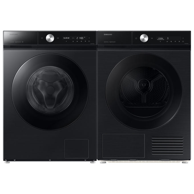 Samsung WW90DB8U95GB QuickDrive 8000 Lavatrice Frontale 9 Kg 1400 rpm Classe A Wi-Fi Vapore Ecodosatore (85x60x60 cm) colore Nero