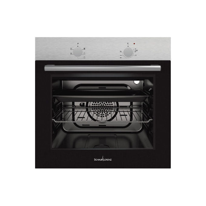 Schaub Lorenz, Forno Elettrico Multifunzione, 5 Funzioni, Inox-Nero, Da Incasso, con Grill