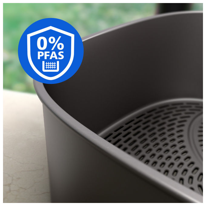 Philips NA462-70 Serie 4000 Friggitrice ad aria 10 L Doppio Cestello Verticale 2750 W 13 Programmi Touch colore Nero