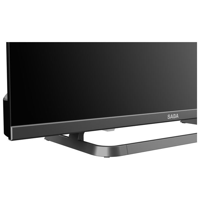 Saba, Smart Tv Led 24'' Hd Ready, Sistema Vidaa, Triplo Tuner DVB-T2-C-S2, Grigio