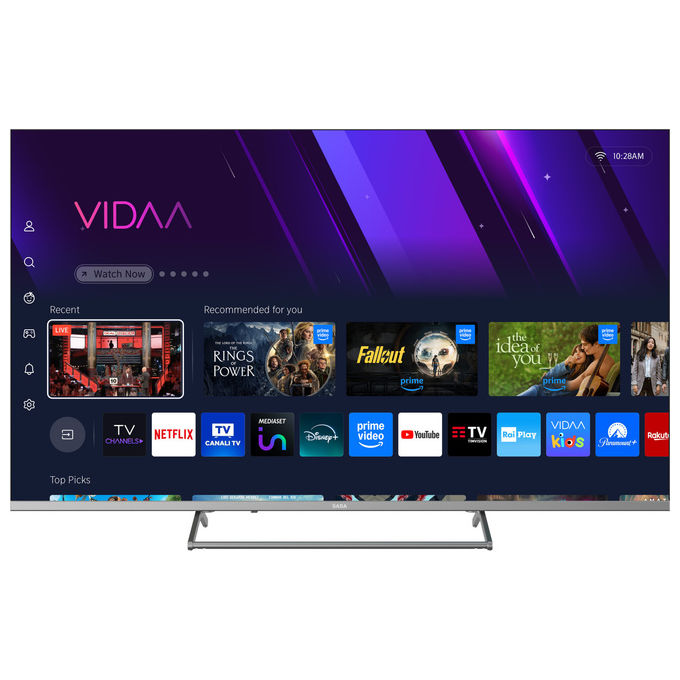 Saba, Smart Tv 55'' Ultra Hd 4K, Sistema Vidaa, TivuSat, Audio Dolby