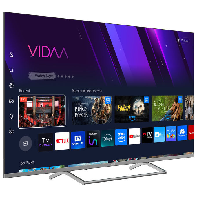Saba, Smart Tv 55'' Ultra Hd 4K, Sistema Vidaa, TivuSat, Audio Dolby