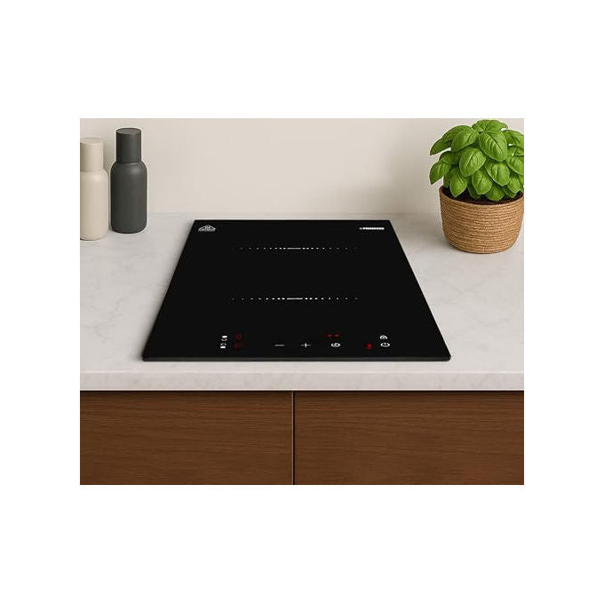 Princess, Piano Cottura Induzione Doppio, 3300W, Verticale, Comandi Touch LCD, Timer, Nero