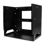StarTech.com, Armadio Rack da Muro, 8U, con Mensola, Acciaio, Nero