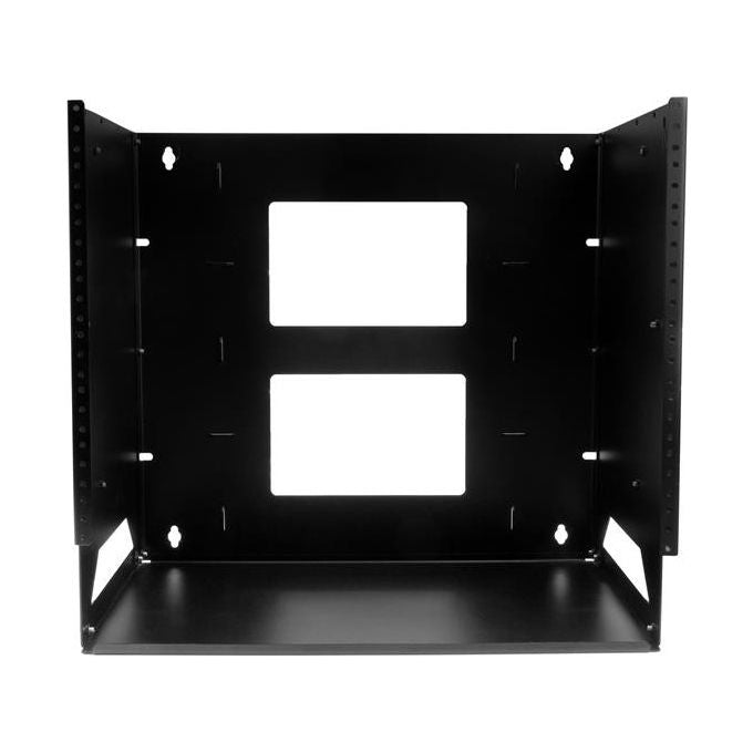 StarTech.com, Armadio Rack da Muro, 8U, con Mensola, Acciaio, Nero
