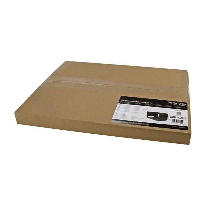StarTech.com, Armadio Rack da Muro, 8U, con Mensola, Acciaio, Nero