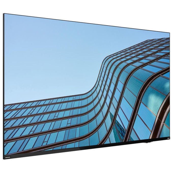 Lenovo, Monitor PC ThinkVision E55, 54.6'' 4K Ultra HD IPS, Nero