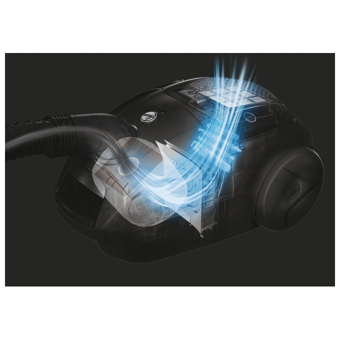 Hoover, Aspirapolvere a Traino, 3.5 L, 700 W, Con Sacco, Nero, Telios Parquet