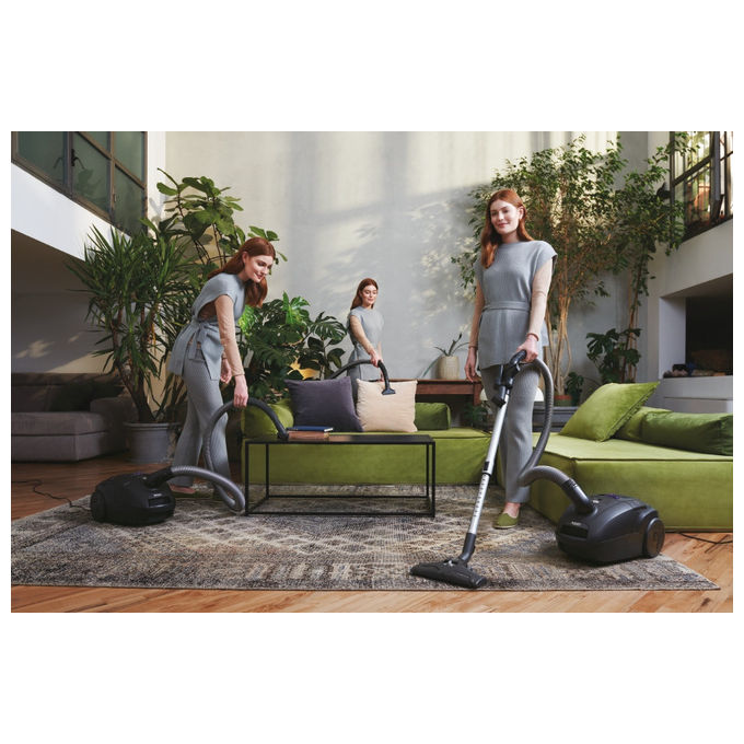 Hoover, Aspirapolvere a Traino, 3.5 L, 700 W, Con Sacco, Nero, Telios Parquet
