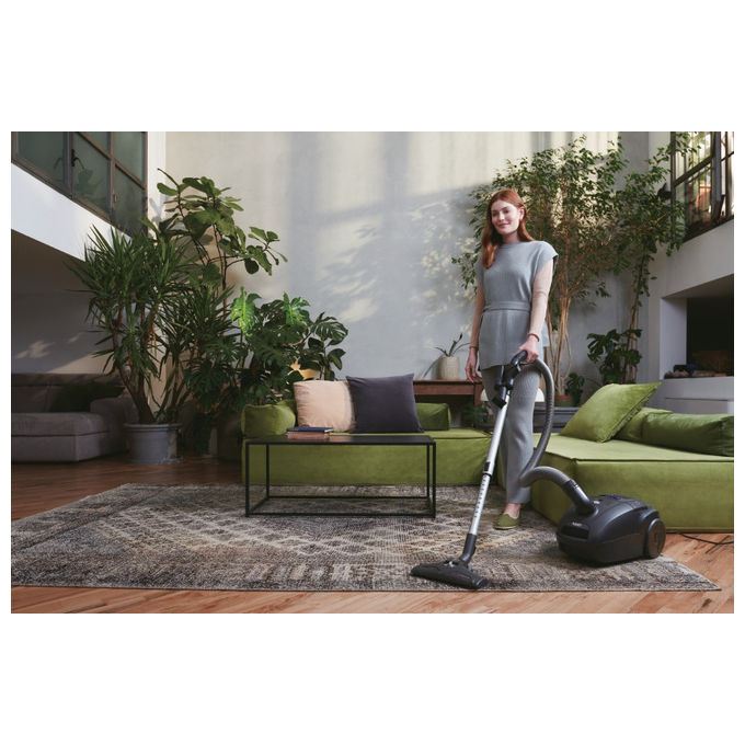 Hoover, Aspirapolvere a Traino, 3.5 L, 700 W, Con Sacco, Nero, Telios Parquet