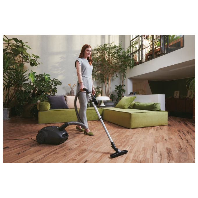 Hoover, Aspirapolvere a Traino, 3.5 L, 700 W, Con Sacco, Nero, Telios Parquet