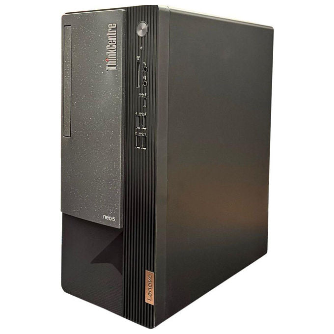 Lenovo, PC Tower, ThinkCentre Neo 50T, Intel Ultra 5-225, 8GB DDR5, 512GB SSD, Windows 11 Pro, Nero